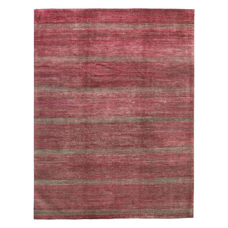 Wool Striped Area Rug