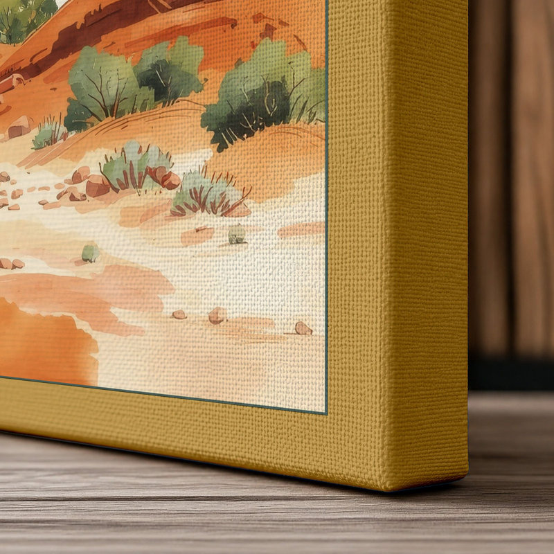 Print, 18x12 - 45.7 x 30.5 cm, Ochre Border
