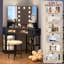 Coiffeuse moderne avec miroir lumineux Chantle-1435446358