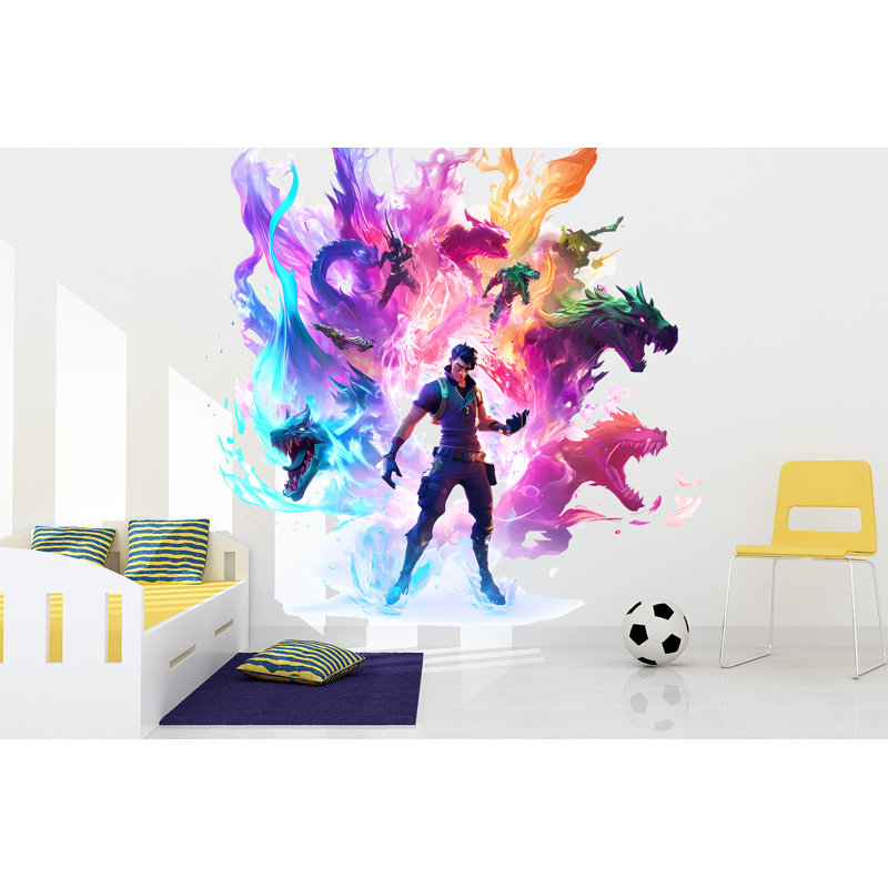 Autocollant mural Gamer en vinyle Deca - décoration murale Gaming vinyle autocollant Chambre des garçons, salle de jeux ou centre de jeu