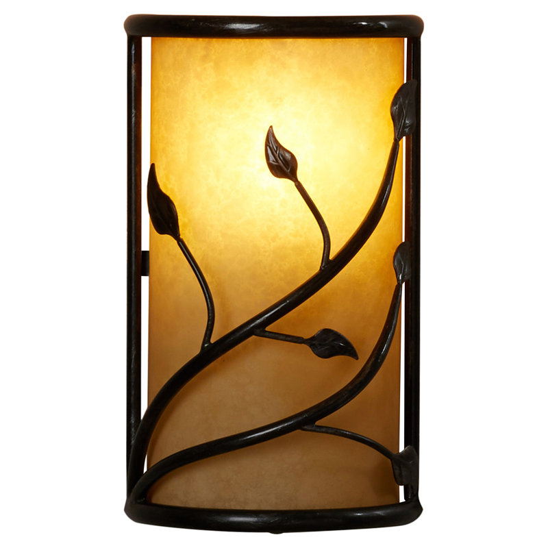 Mia Steel Flush Mounted Sconce
