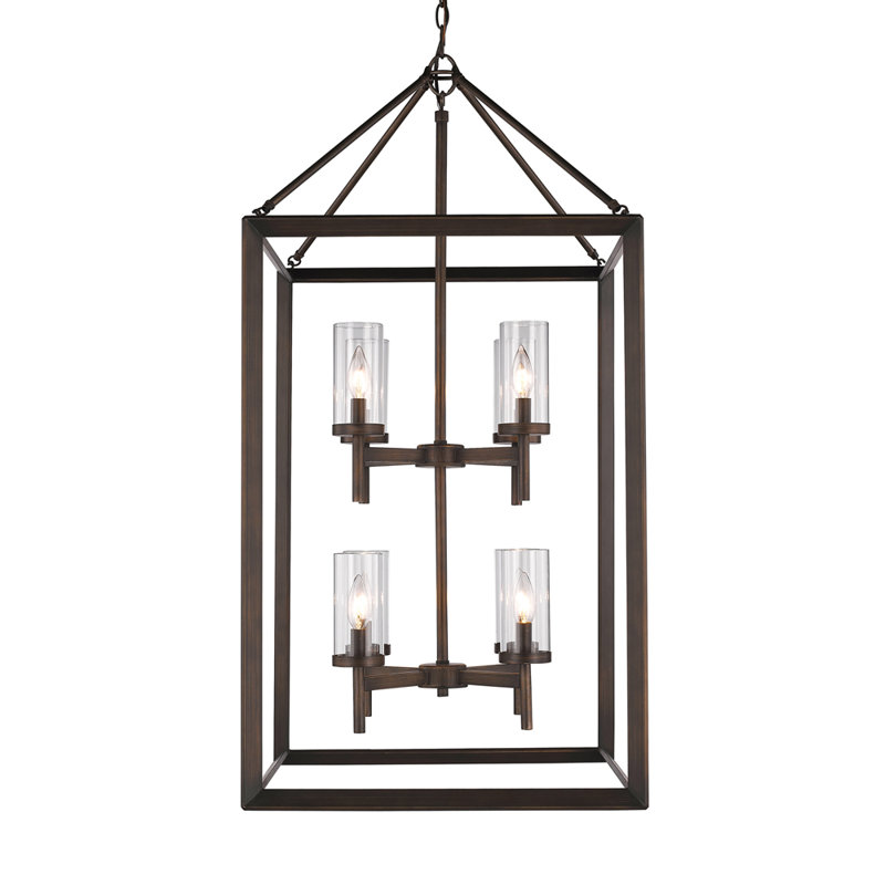 Luminaire suspendu lanterne à 8 lumières Avuyer
