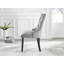 Eubanks Velvet Knockerback Dining Chairs with Metal Rivets and Chrome Legs-371337020-380222589