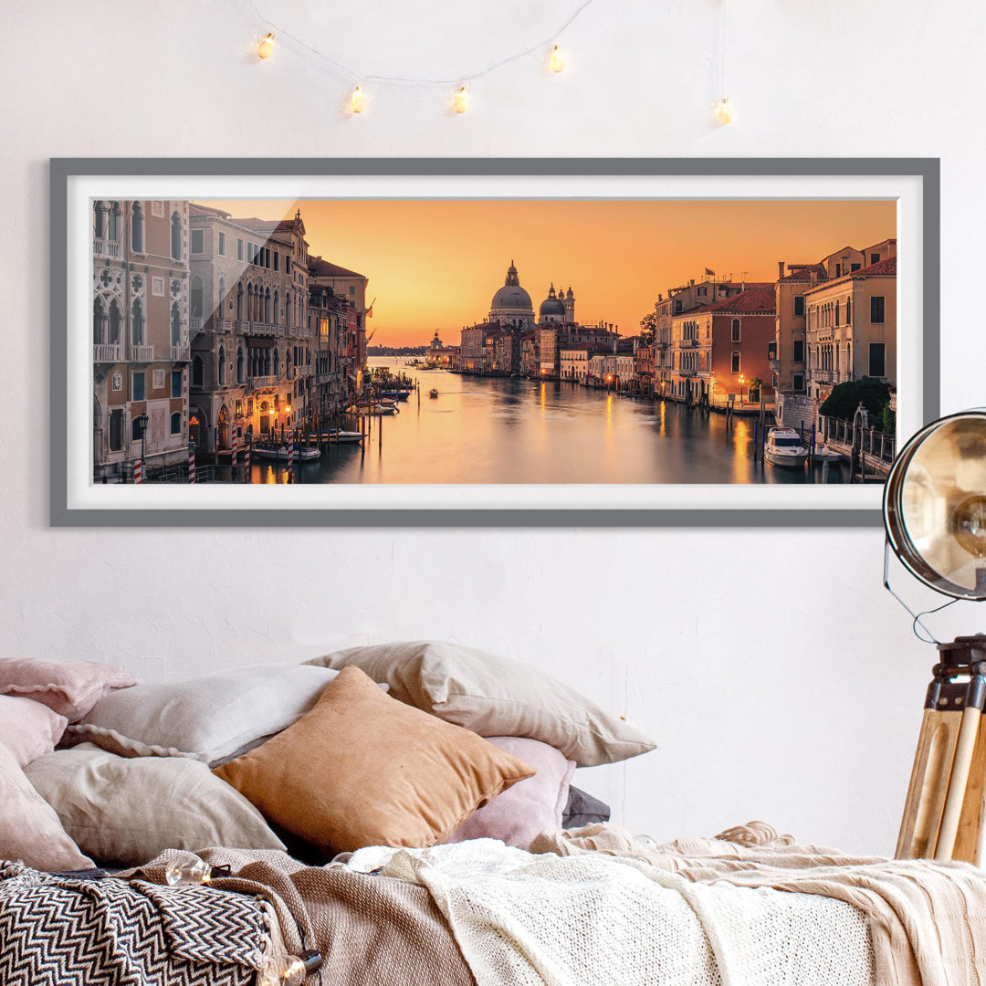 Gerahmtes Poster Golden Venice