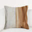 Meru Striped Hair On Hide Throw Pillow