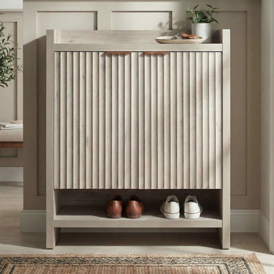 Nicolee 24 Pair Shoe Storage Cabinet