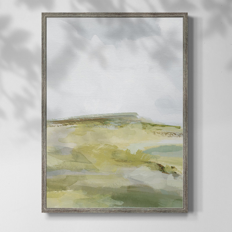 Inlet Impression I Framed Print - Solid Wood, 21" H x 17" W