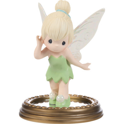 Figurine Precious Moments Disney Tinker Bell debout sur un miroir 5,79 pouces