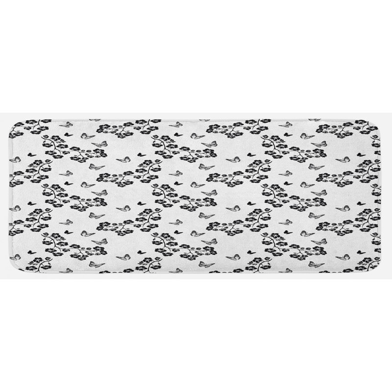 Tapis de cuisine d'inspiration japonaise