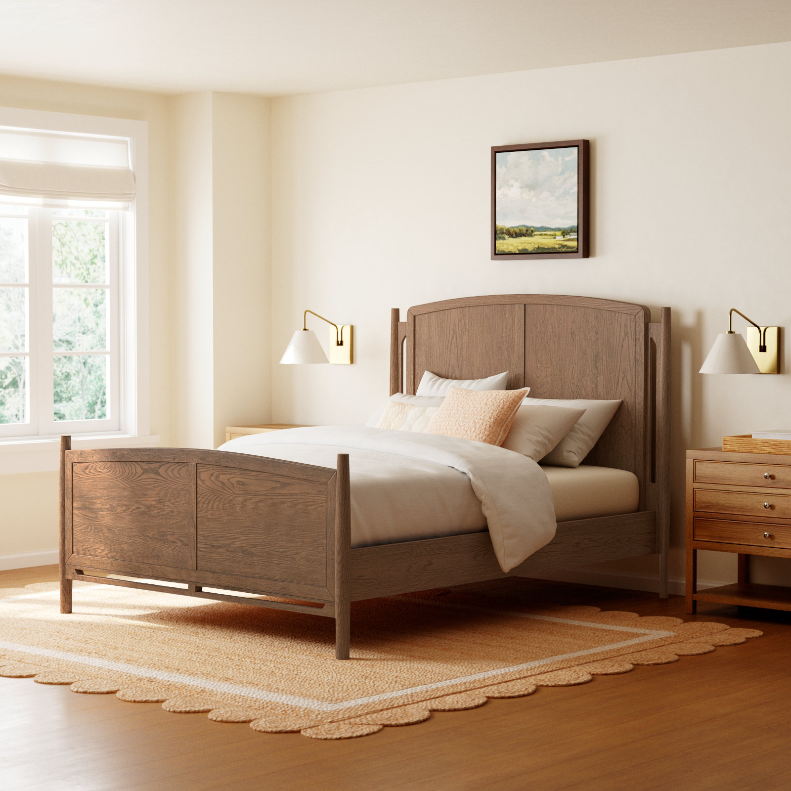 Violet Panel Bed, Queen