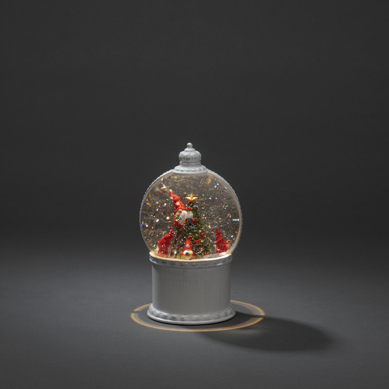 Holiday Glow Christmas People Snow Globe