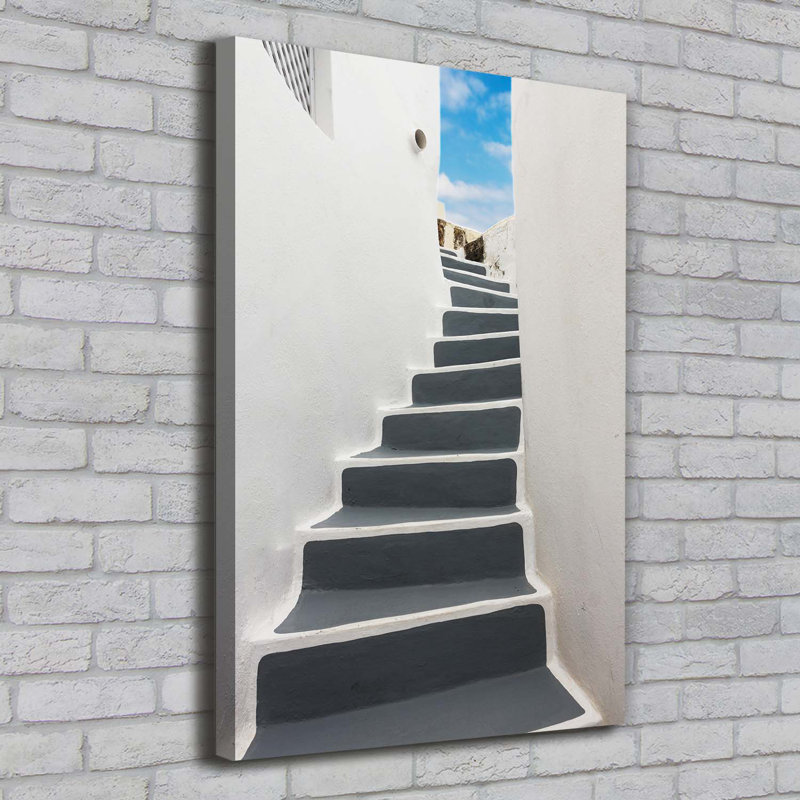 Santorini Greece - Wrapped Canvas Print