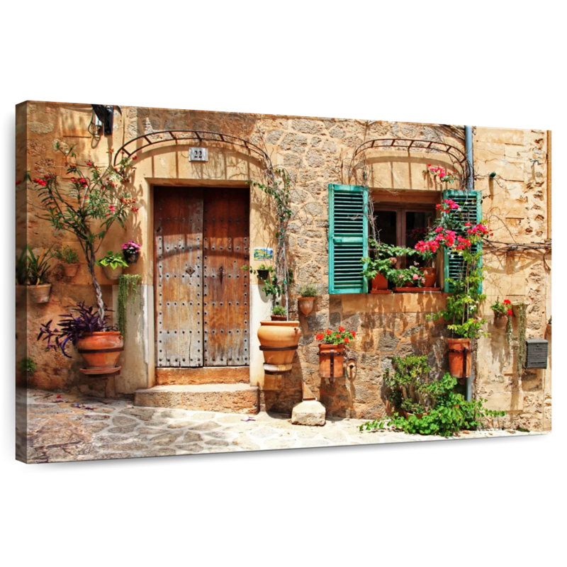 Lilie, rue charmante espagnole, H 32 po x l 48 po