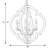 Jefferies 6 - Light Dimmable Lantern Geometric Chandelier