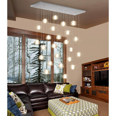 24 - Light Glam Crystal Chandelier