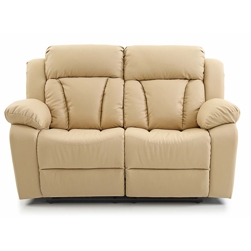 Fauteuil inclinable Barukh, Similicuir beige