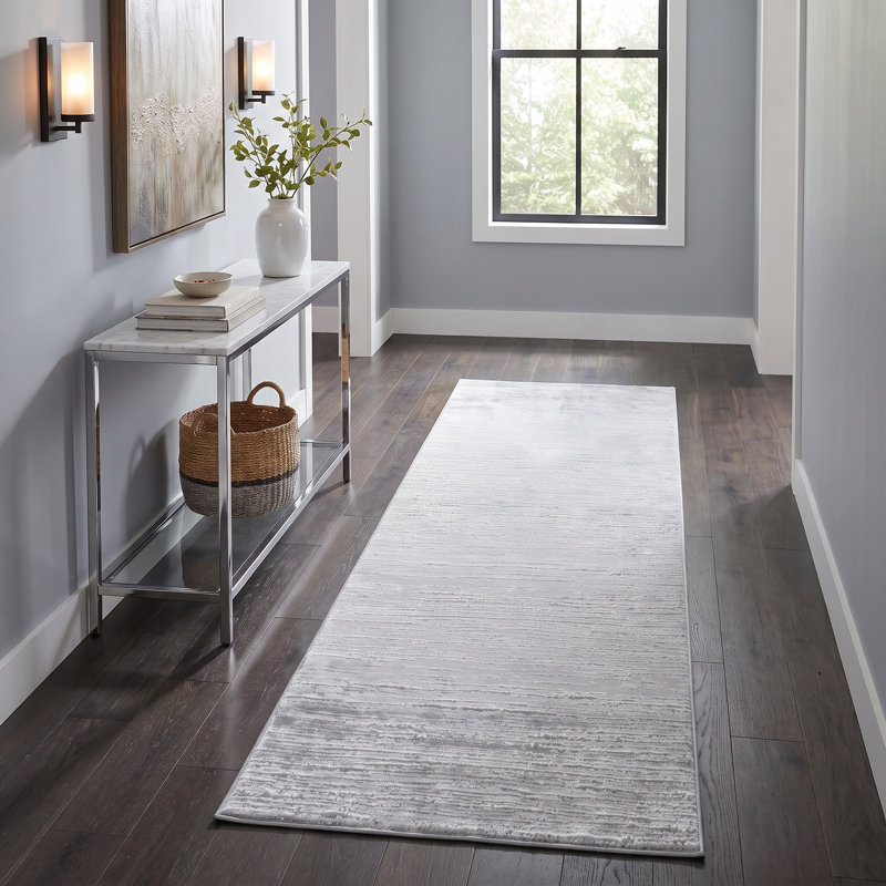 Bardon Washable Abstract Indoor Rug, Rectangle 2'8" x 8'1"