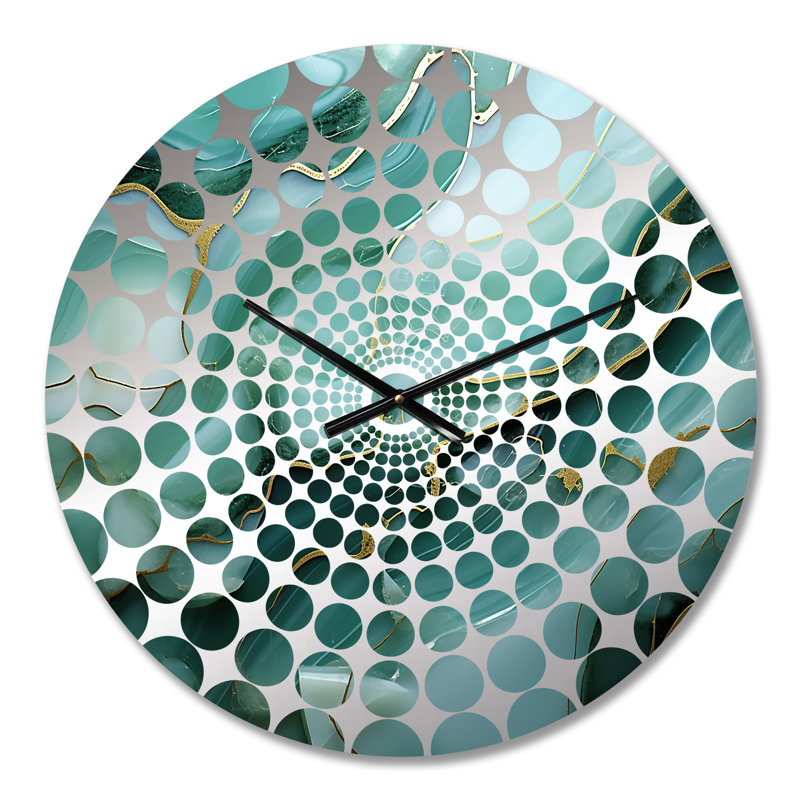Horloge murale abstraite, Médium