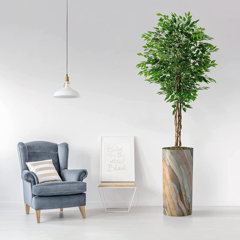75'' Faux Ficus Tree in Pot