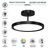Hansin Acrylic LED Semi Flush Mount-1366362606
