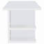 Bureau d'écriture blanc à 4 tablettes