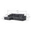 Canapé modulaire rembourré en L 3 pièces avec deux coussins Classic-1262529624-1262529631