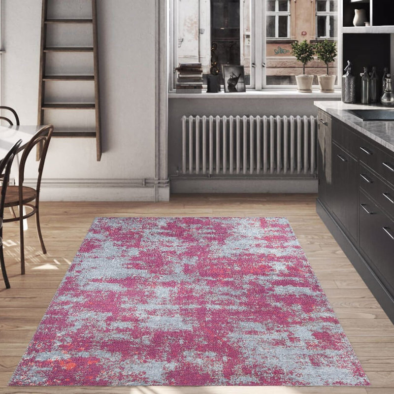 Premium 100% Polyester Area Rug, 6.9 x 10.2 ft | 1850 g/m², 0.2 in Pile Height | Recycled Poly Cotton Underside | Machine Washable at 30°C | Soft, Durable, Eco-Friendly Design for Modern Living Spaces