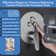 10" Wall Mounted Shower System with Dual Mode Body Jets，2-in-1 Handheld 2.5 GPM