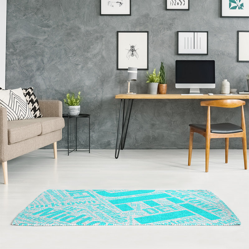 Chenille Indoor Rug, Rectangle 4' x 6'