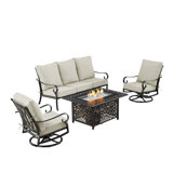 Cabos Outdoor 4 - Piece Conversation Set