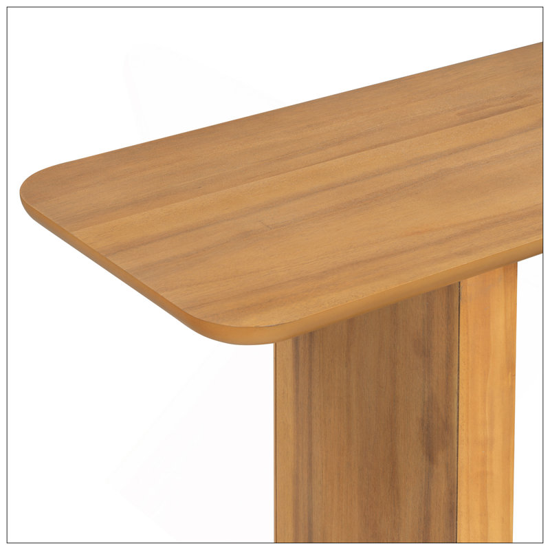 Console Mirod Elegant Minimalist, Brun