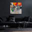  «Fruit in Bowl 2» par Coco Good, art mural en verre, 36 po x 36 po