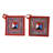 Bungalow Rose Geometric Polyester Potholder Set