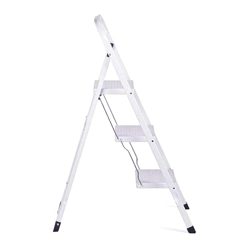 2 - Step Steel Lightweight Folding Small Step Ladder, 43.2', White