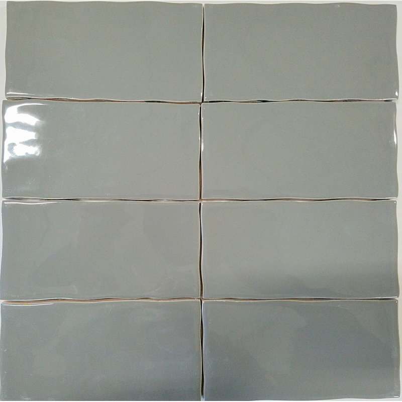 Guastavino 3" x 6" Ceramic Subway Tile, Gris