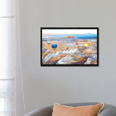Hot Air Balloons Festival by Ekaterina Ermilkina - Painting on Canvas