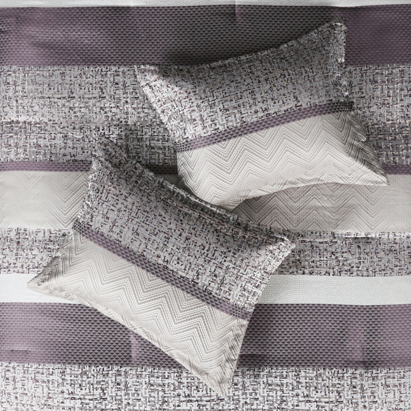 Édredon mauve - 7 pièces, grand, Mauve, Édredon grand + 7 articles supplémentaires