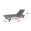 Chaise longue inclinable Kingstignt-967338649