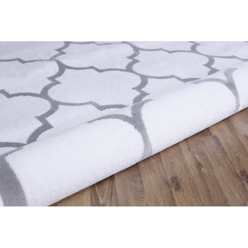 Trendy Geometric Indoor Rug, Rectangle 2' x 3'6"