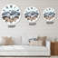 Vintage Birds In The Wild - horloge murale traditionnelle-60327699