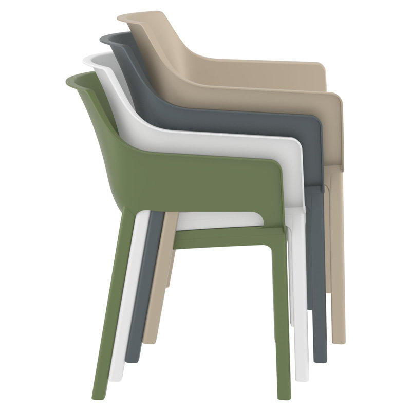 Fauteuil Dora, Blanc