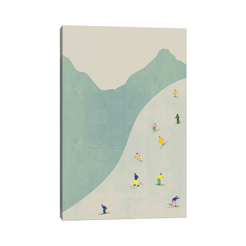 Sky Set I by Flatowl - Wrapped Canvas Painting, 20.32 cm H x 30.48 cm W