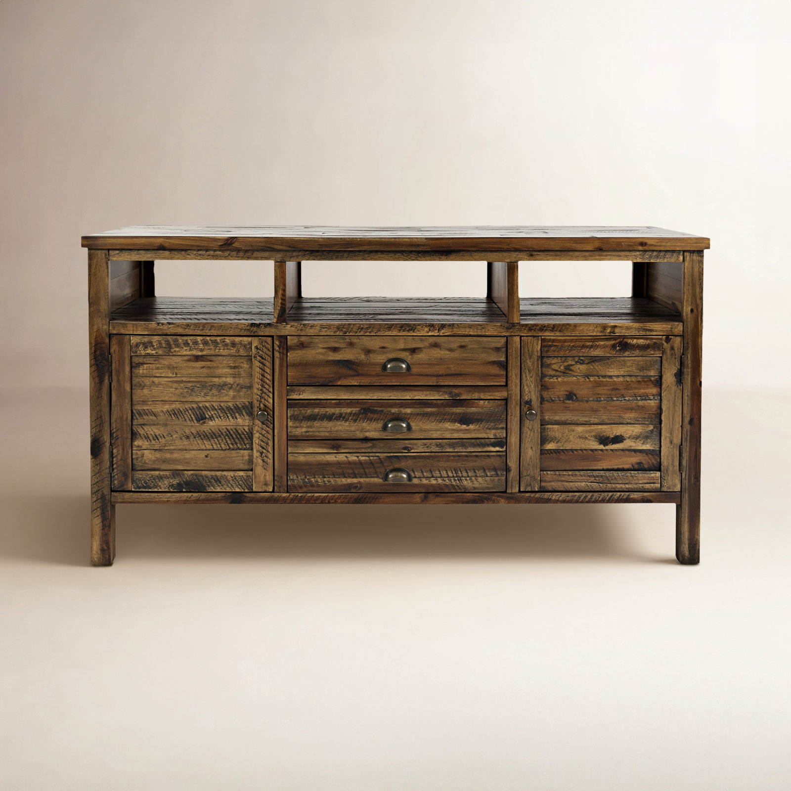 Castile Acacia TV Stand, Dakota Oak, 50"