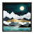Dark Rustic Wood Framed Canvas