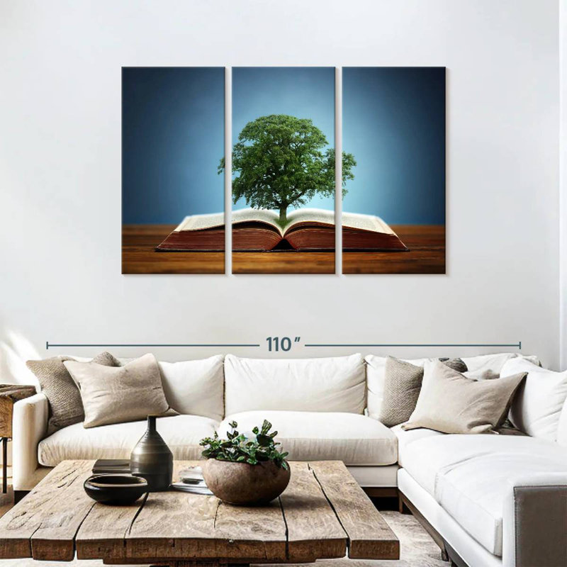 Kerner Book Of Wisdom, 48" H x 74" W