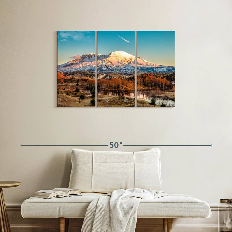 Alvord Mount St Helens Golden Glow, H 24 po x l 38 po