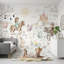 Décoration murale amovible à fond blanc avec papillons pastel-1342942532-1342942531