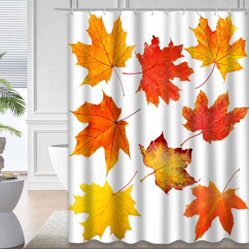 Rideau de douche Autumn, L 72 po x l 84 po