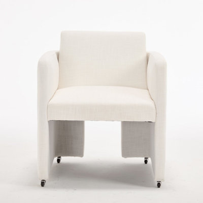 Fauteuil de salle à manger moderne en forme de tonneau, fauteuil d'appoint recouvert de velours
