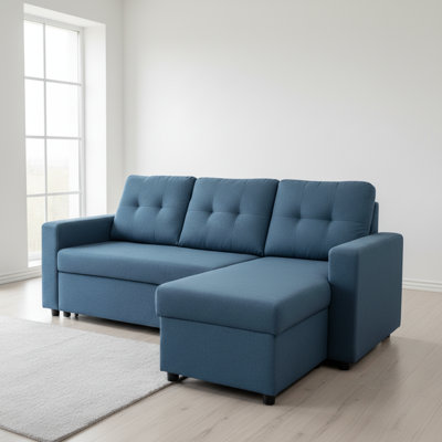 Upholstered L-Shaped Sectional Right Hand Facing
